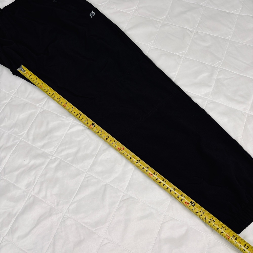 Born Outdoor Black Jogger Pants Womens XL Elastic Waist Zip Pockets Stretch - Picture 12 of 13